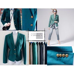 🇺🇸 J.CREW FACTORY schoolboy green blazer size 6